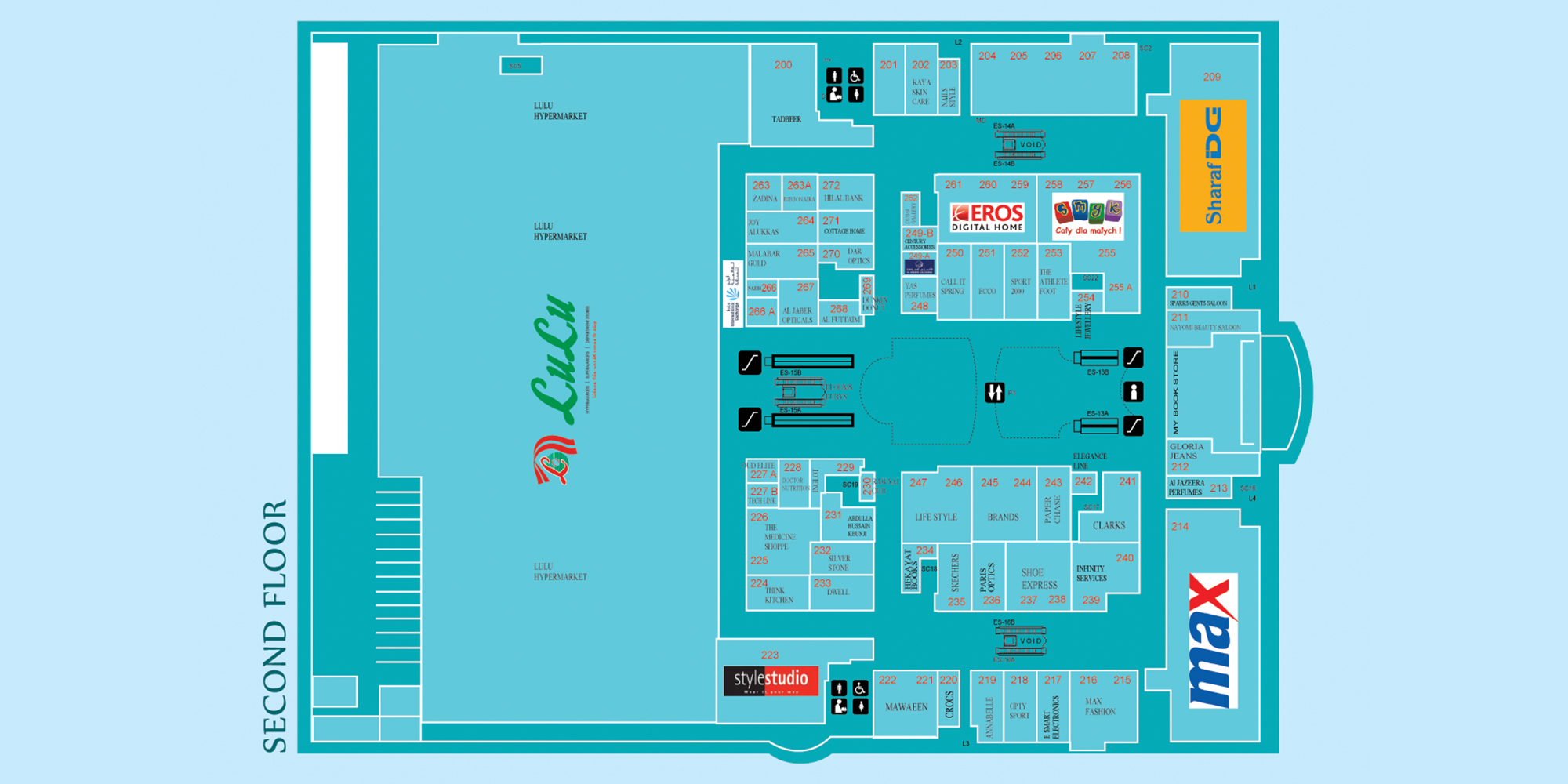 Floor Plan Mushrif Mall